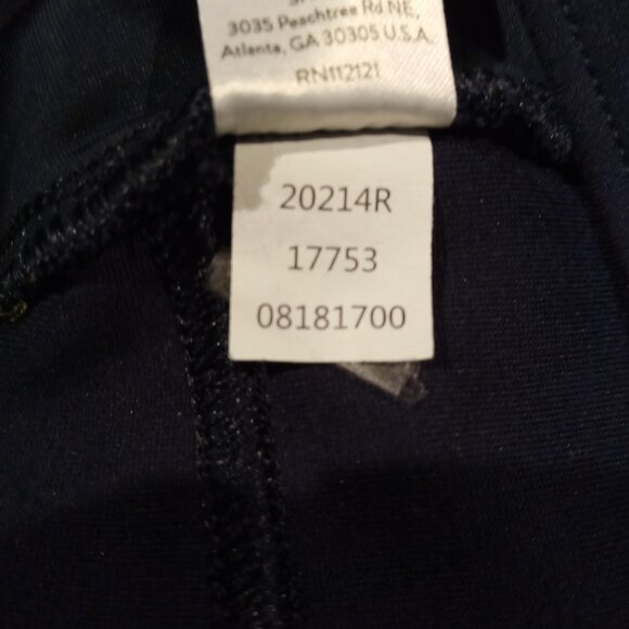 SPANX Pants sz Lge Navy Blue Style 20214R Ponte Ankle Pull-On Pockets EUC - Picture 10 of 10